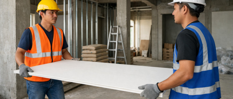 Cara Mengangkat dan Memindahkan Kalsiboard yang Benar Agar Tidak Retak