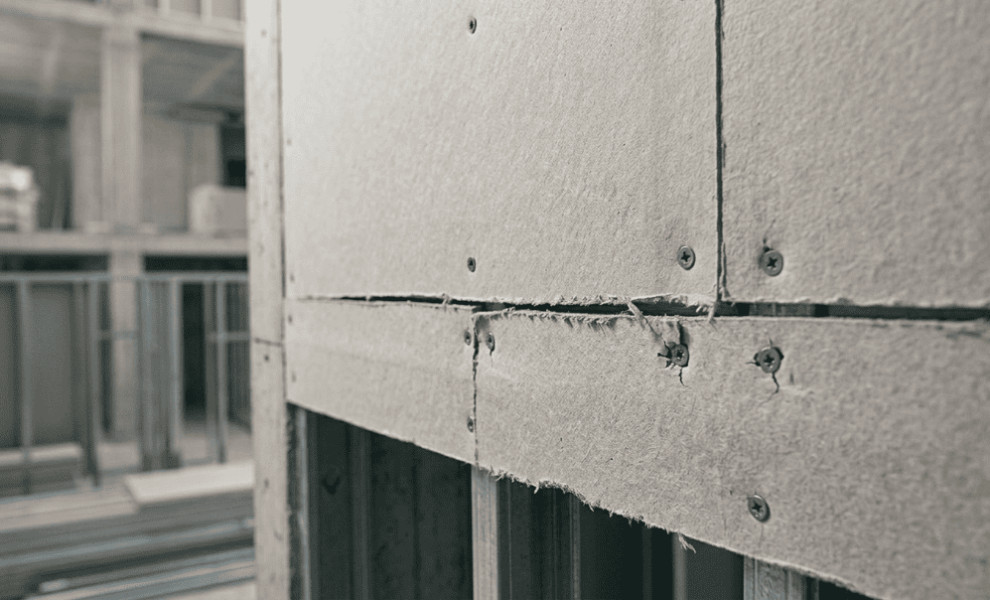 Kalsiboard yang sudah rusak