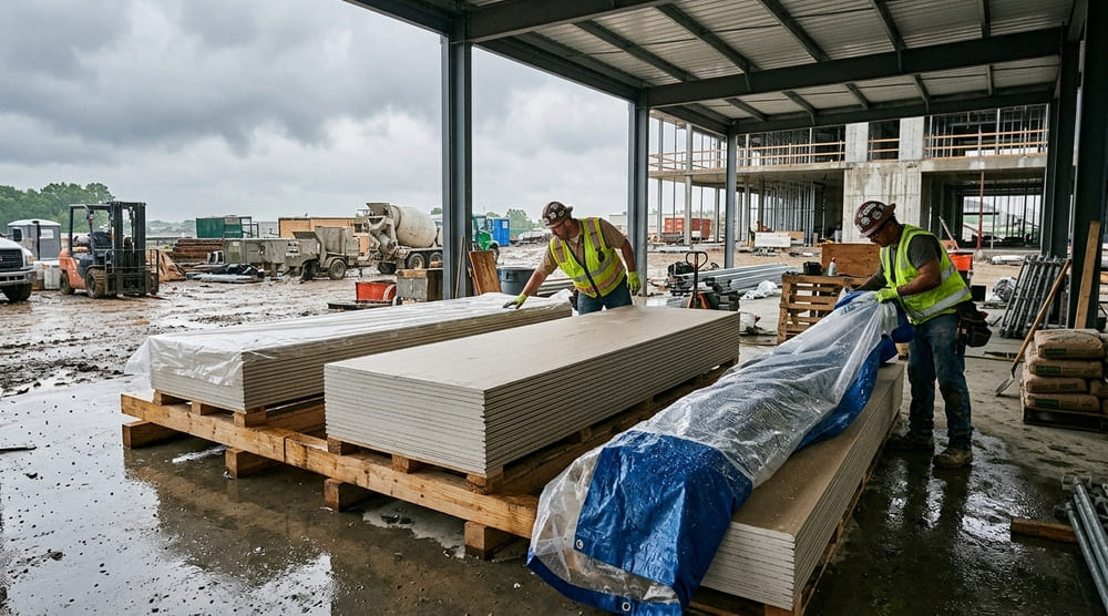 Papan gypsum untuk proyek
